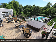 After - Double Curved Deck, St.Louis, MO