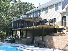 Covered and Screened Deck in St. Louis, MO