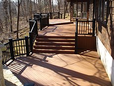 Decks St. Louis Azek Decking with Black Radiance Railing Wildwood, MO (2)