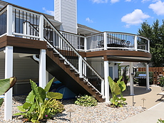 Curved Composite Deck St. Charles, MO - Trex Decking