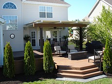 Deck Dardene Prairie with Louvered Roof in St. Louis