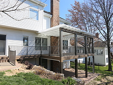 Louvered Roof St. Louis Deck