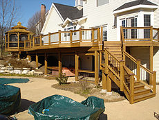 IPE Deck in St. Louis with Gazebo