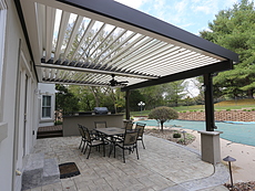 Opening Louvered Roof in St. Louis, MO