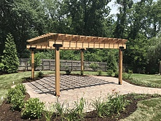 Cedar Pergola in St. Louis, MO