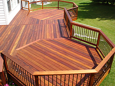 Tigerwood Deck in St. Louis, MO