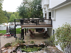 Curved Deck with Spiral Staircase St. Louis, MO